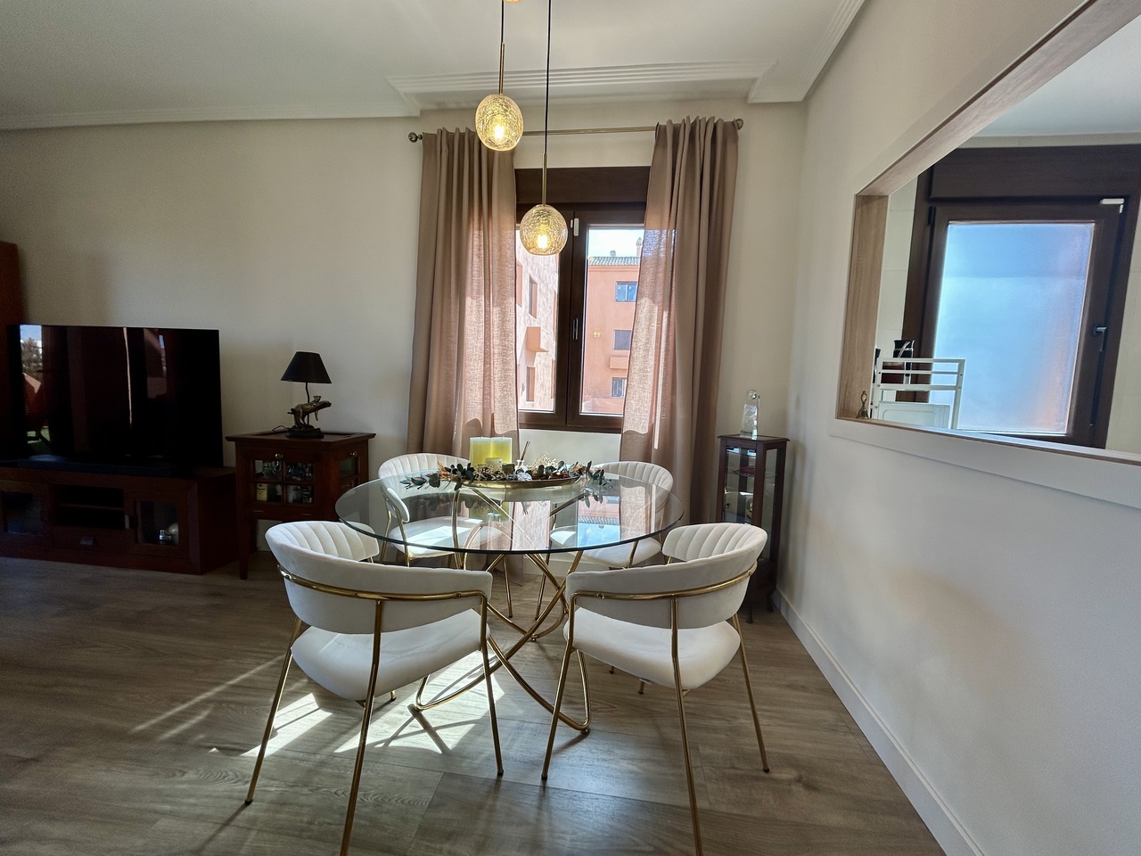 Pool area in apartment for sale in Los Alcazares