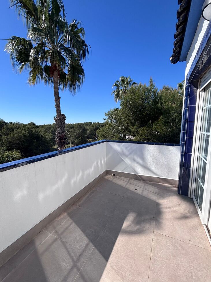 Living room in penthouse for sale in Orihuela Costa