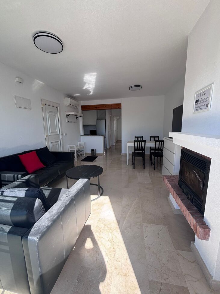 Terrace in penthouse for sale in Orihuela Costa