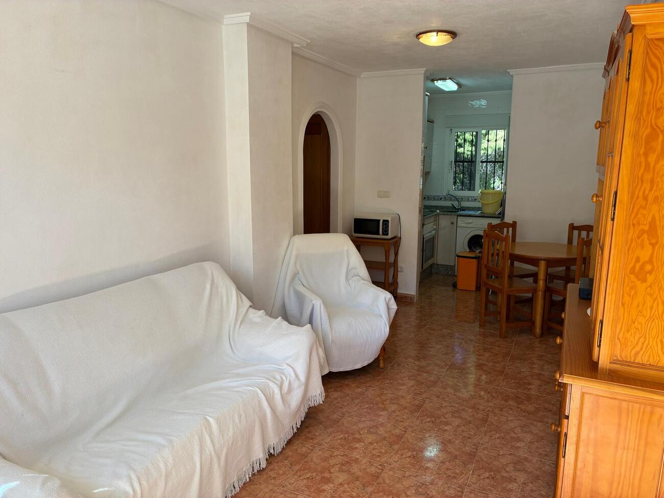 Living room in apartment for sale in Algorfa