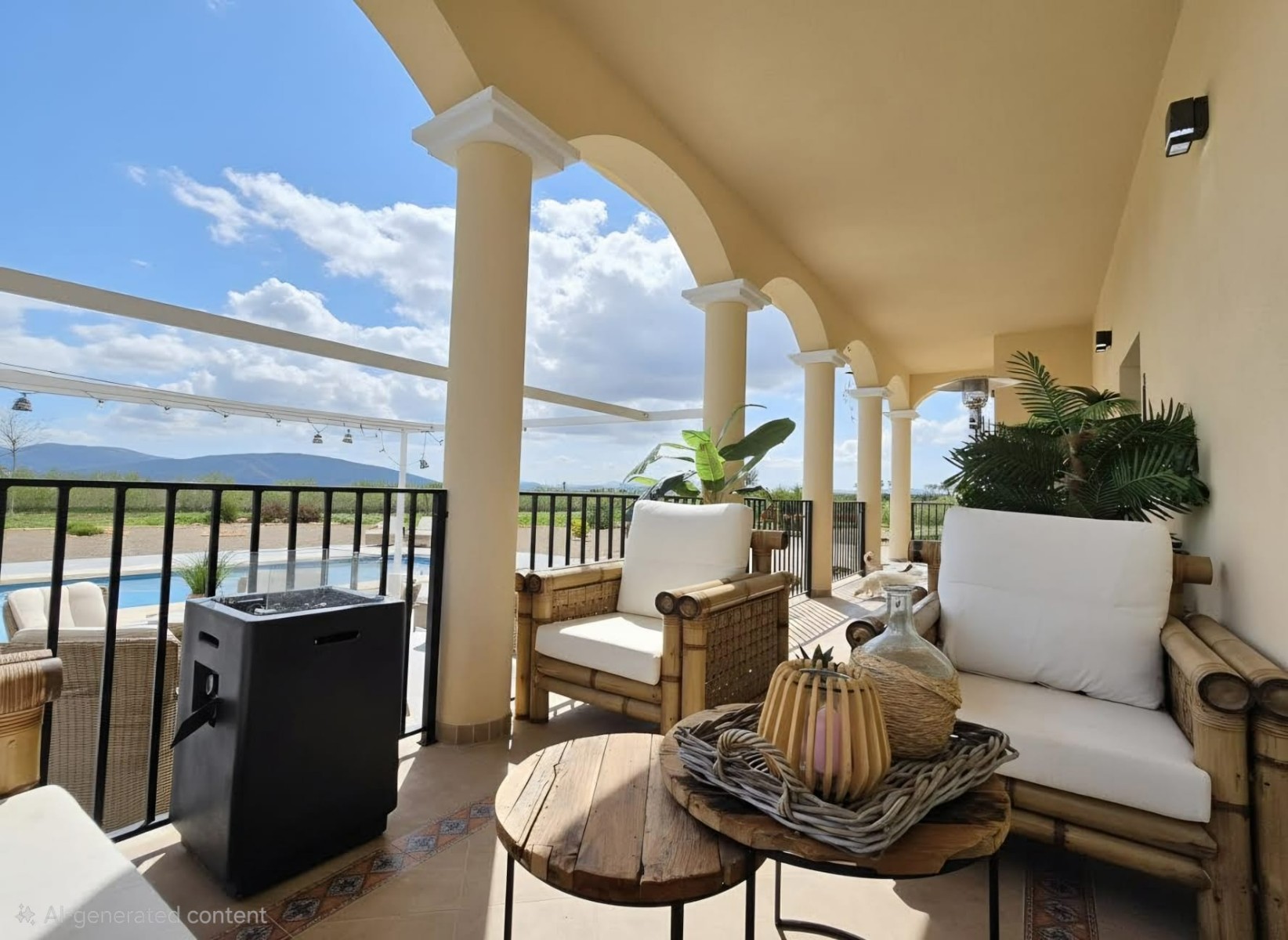 Exterior view in villa for sale in Pinoso