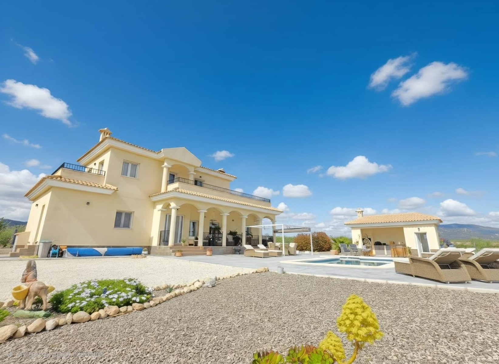 Garden in villa for sale in Pinoso
