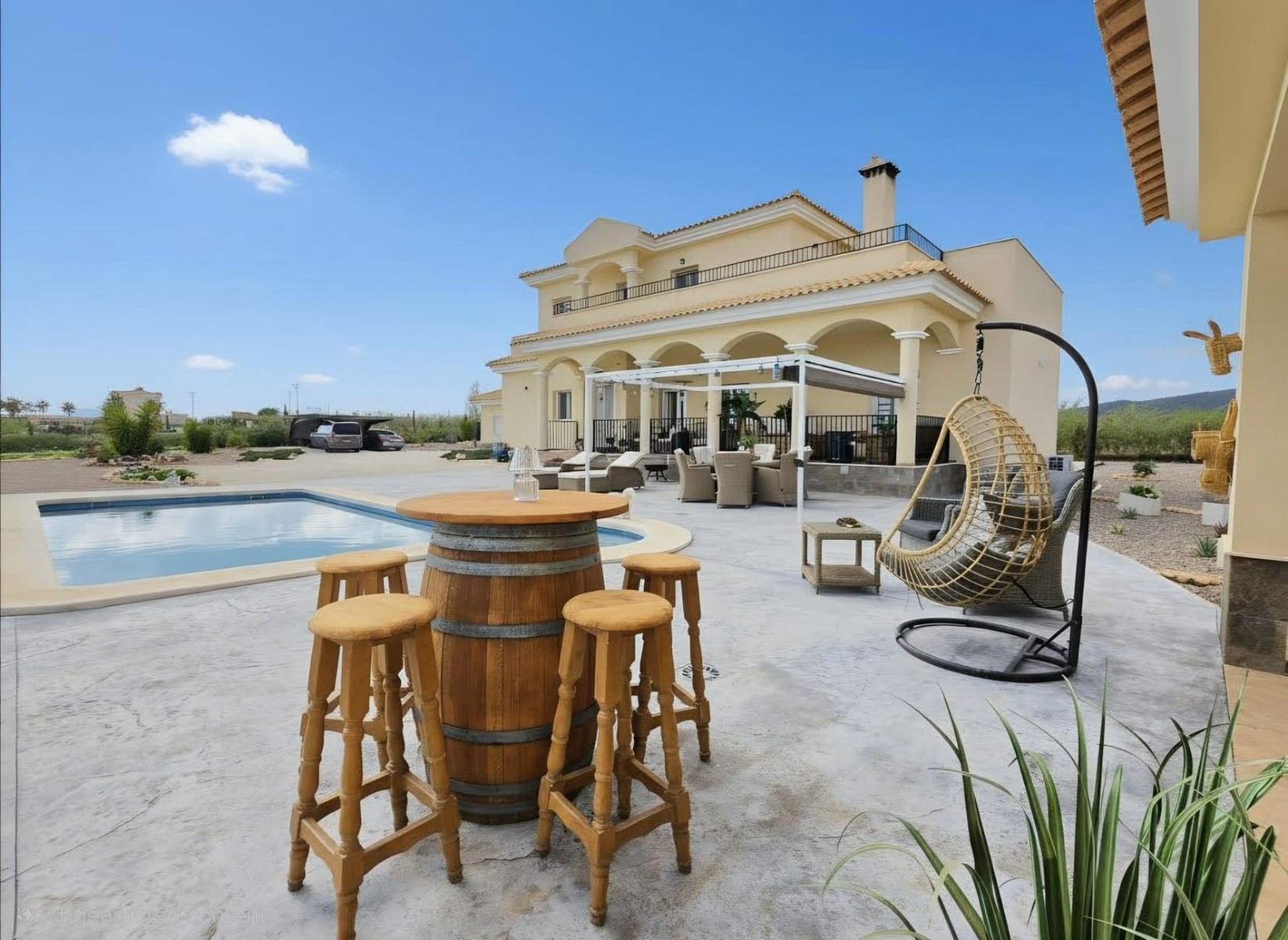 Bedroom in villa for sale in Pinoso