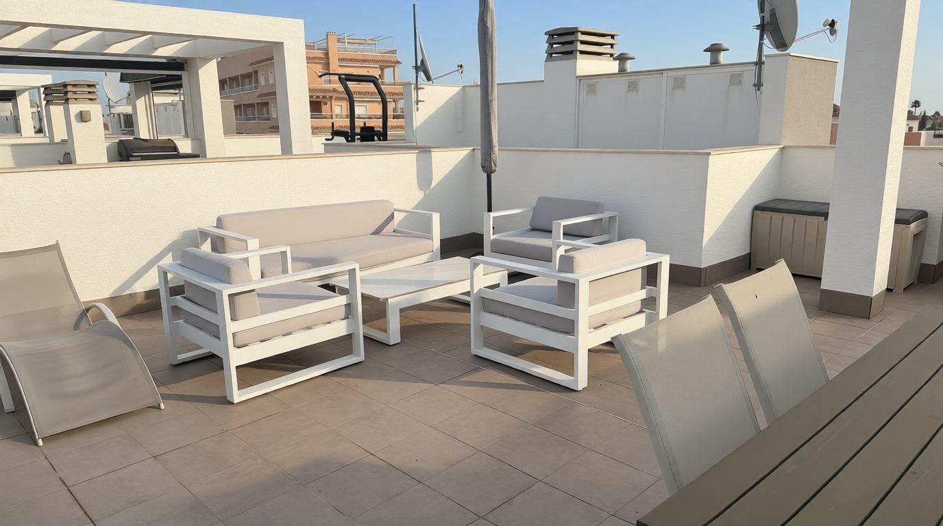 Living room in penthouse for sale in Torrevieja