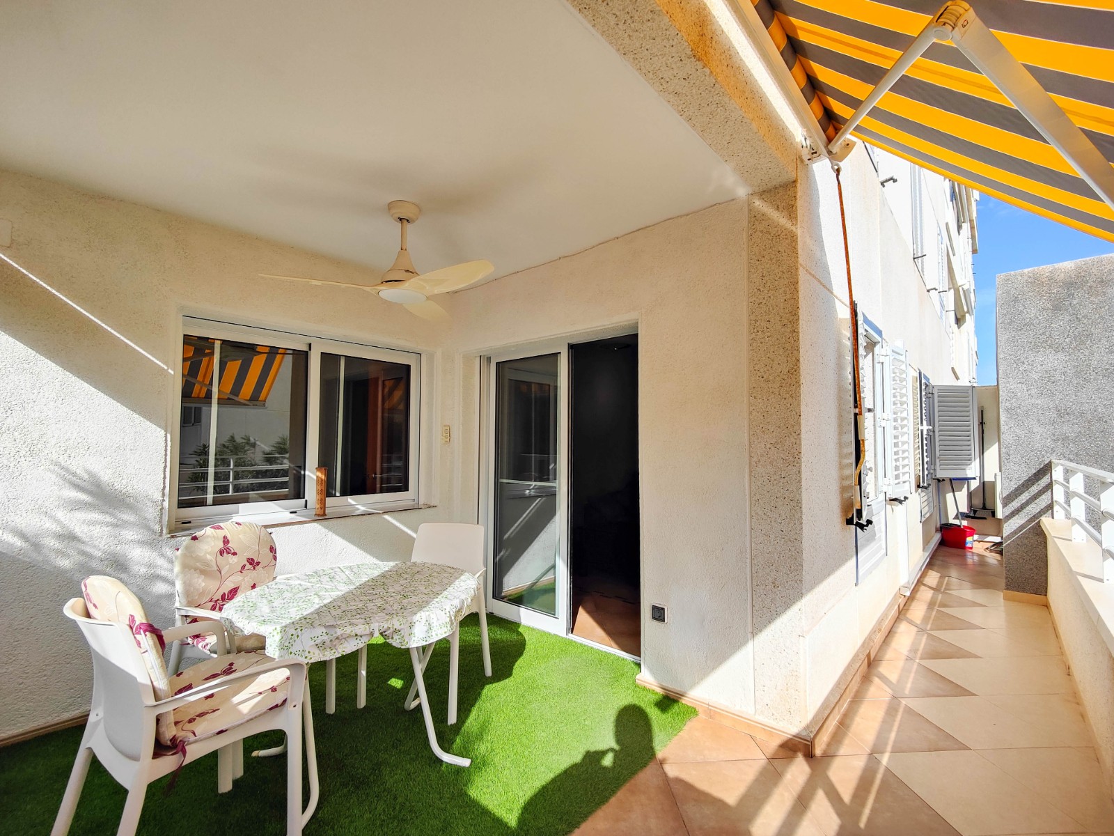 Garden in apartment for sale in Torrevieja