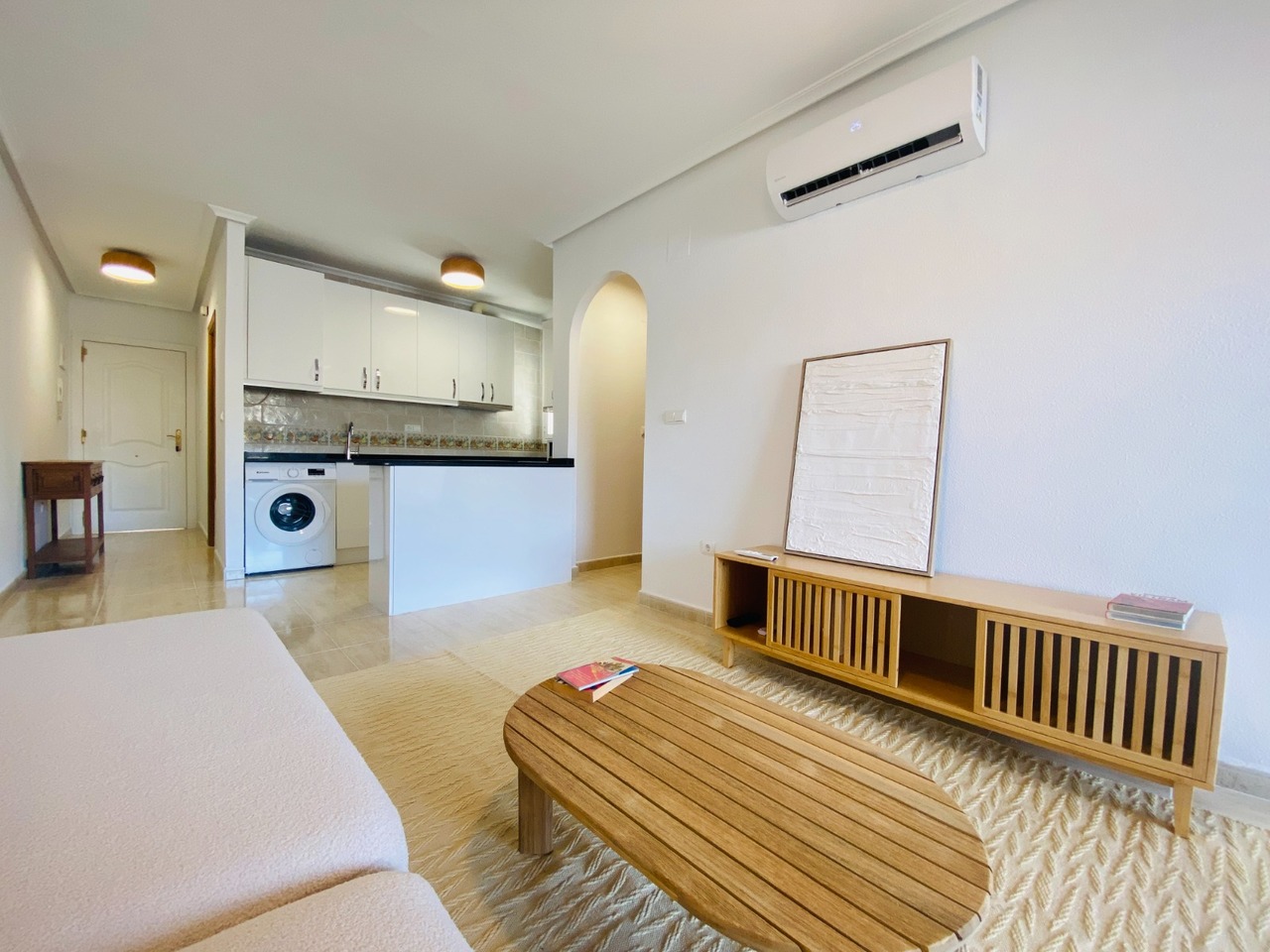 Pool area in apartment for sale in Villamartin
