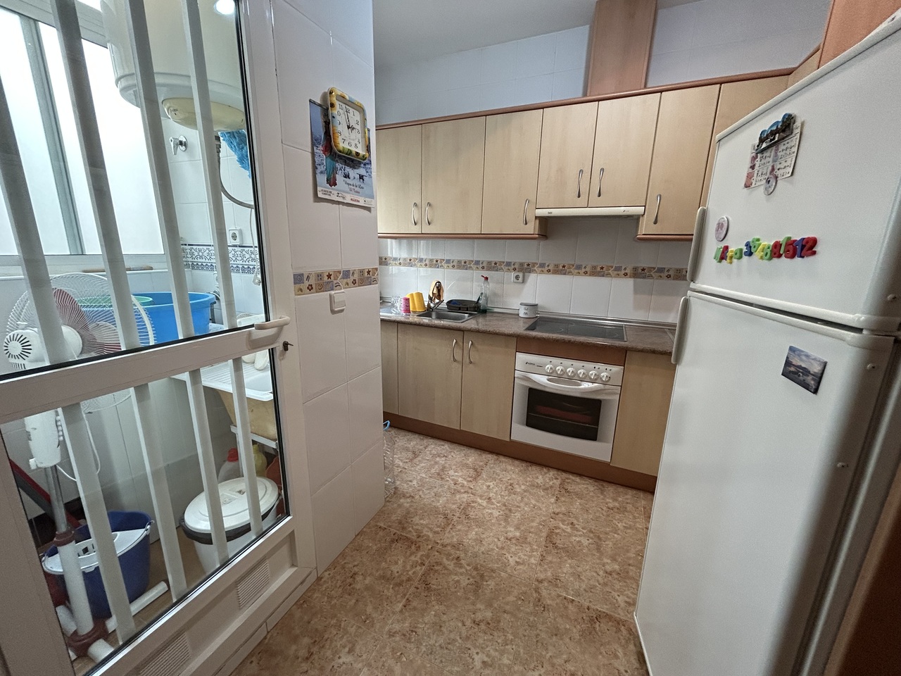 Pool area in apartment for sale in Los Alcazares