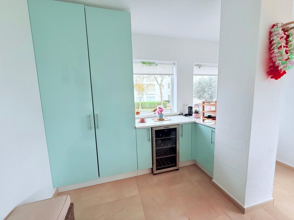 Living room in duplex for sale in Hacienda Riquelme Golf Resort