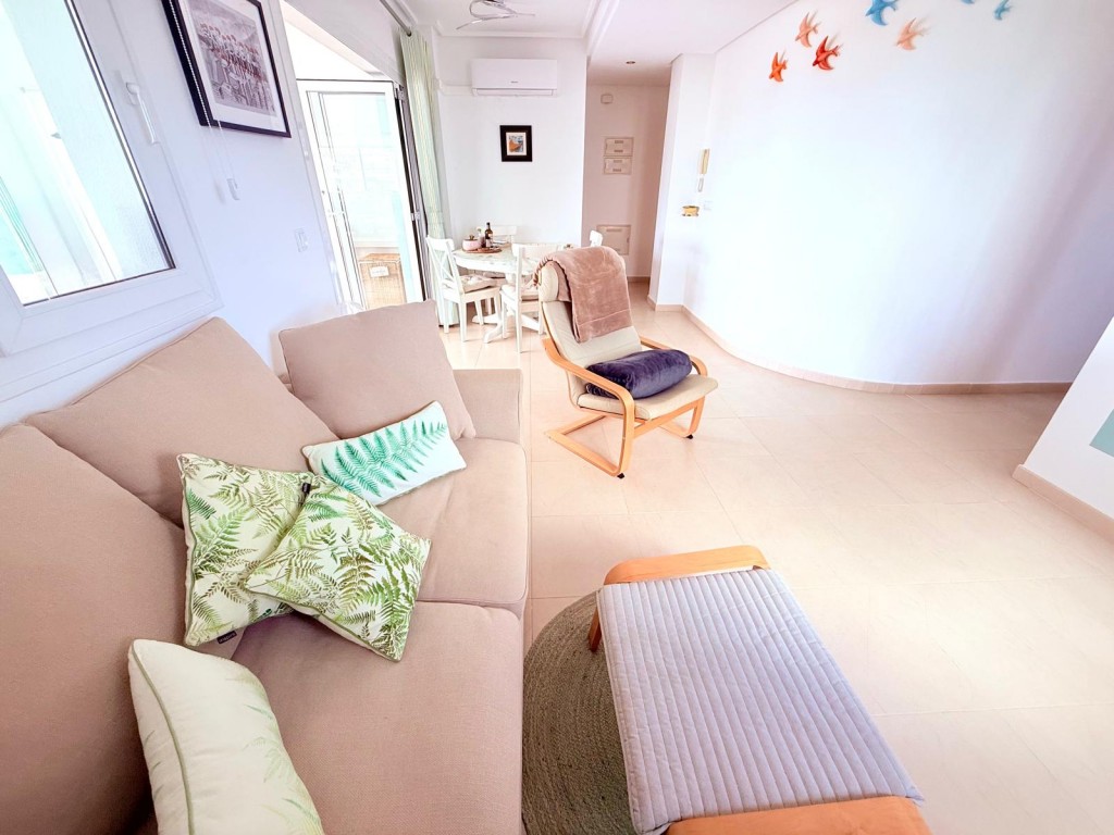 Garden in duplex for sale in Hacienda Riquelme Golf Resort