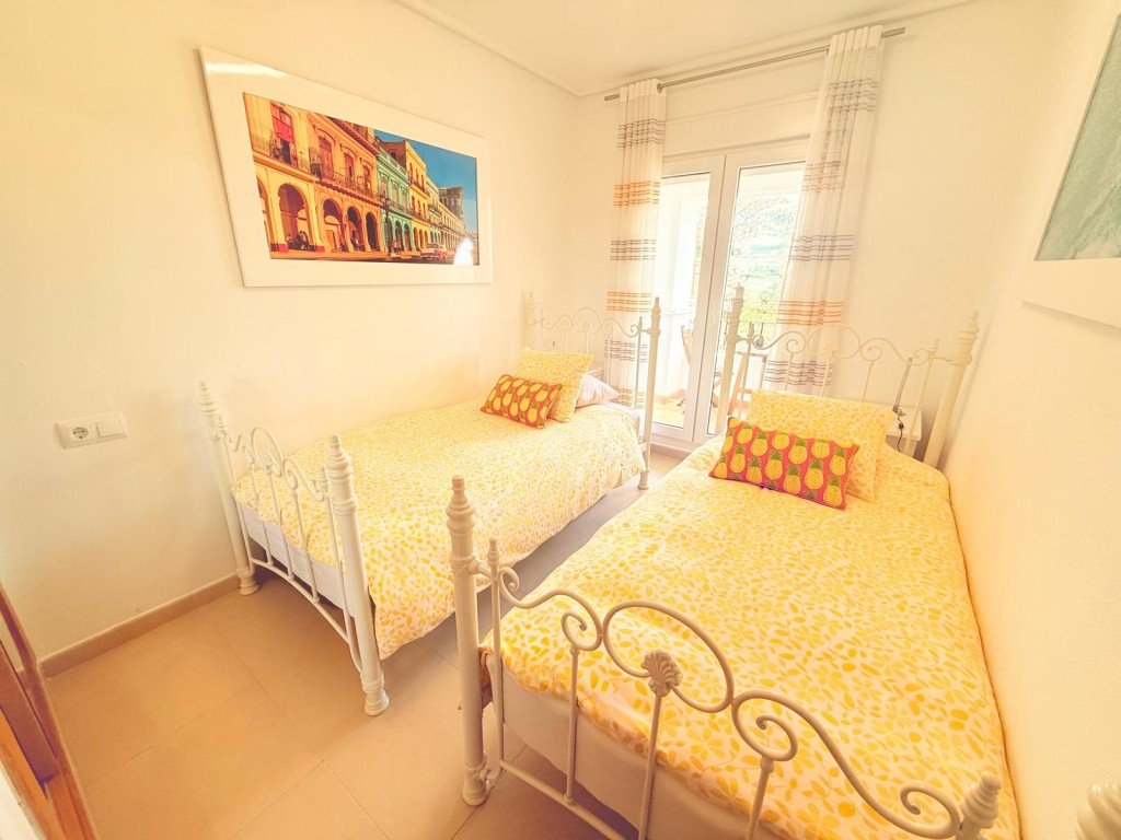Dining area in duplex for sale in Hacienda Riquelme Golf Resort