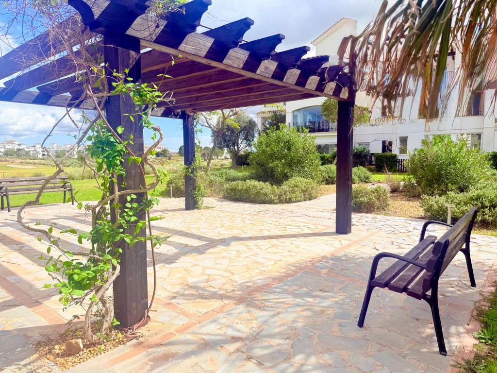 Terrace in duplex for sale in Hacienda Riquelme Golf Resort