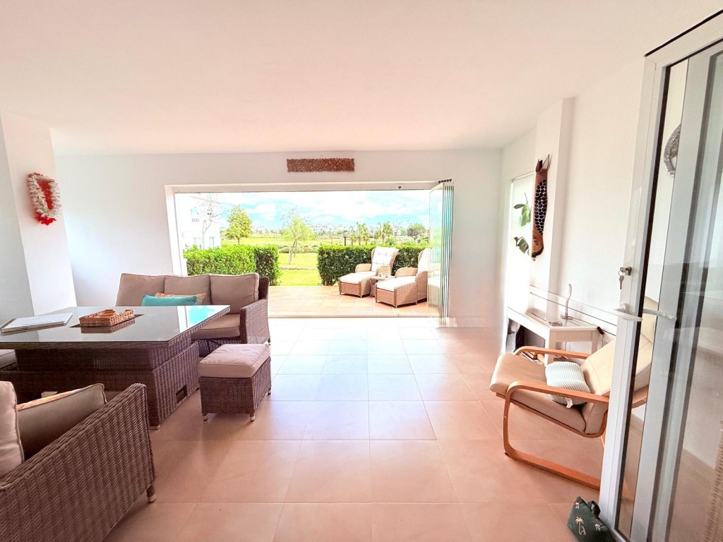 Terrace in duplex for sale in Hacienda Riquelme Golf Resort
