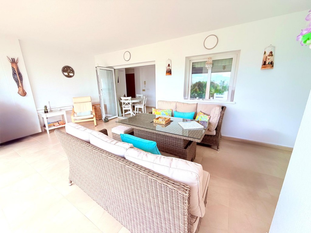 Pool area in duplex for sale in Hacienda Riquelme Golf Resort