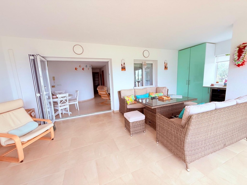 Dining area in duplex for sale in Hacienda Riquelme Golf Resort