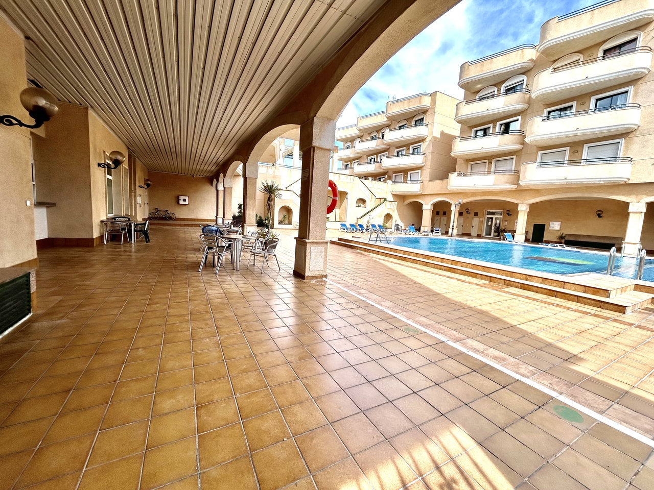 Living room in apartment for sale in Cabo Roig
