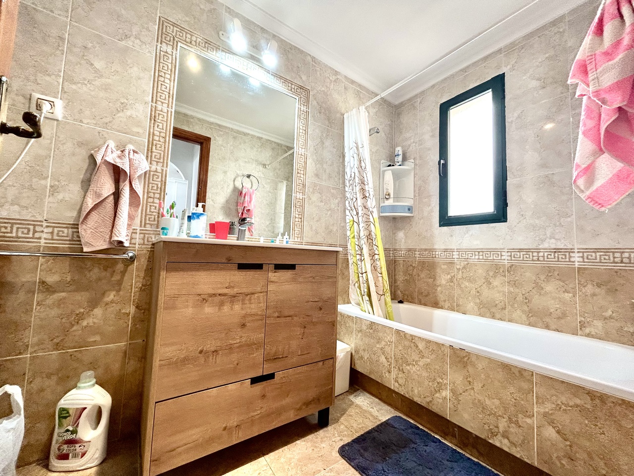 Bathroom in apartment for sale in Cabo Roig