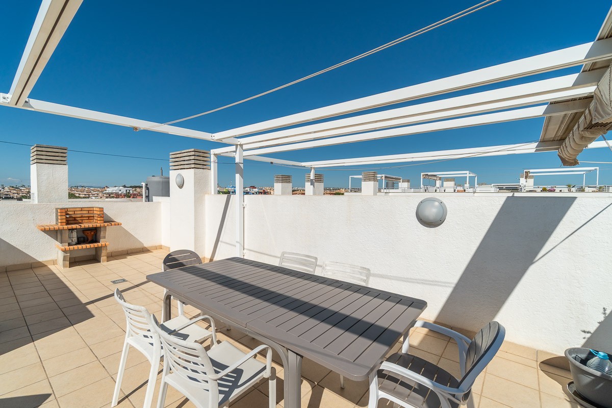 Pool area in apartment for sale in Orihuela Costa