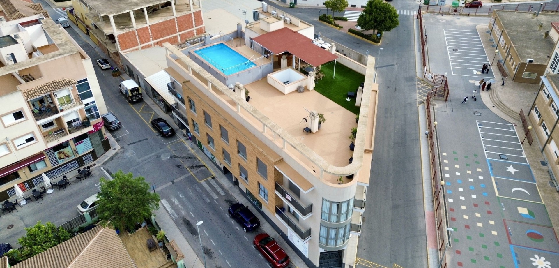 Garden in apartment for sale in San Miguel de Salinas