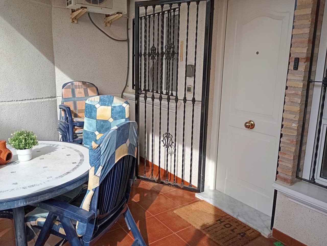 Pool area in apartment for sale in Villamartin