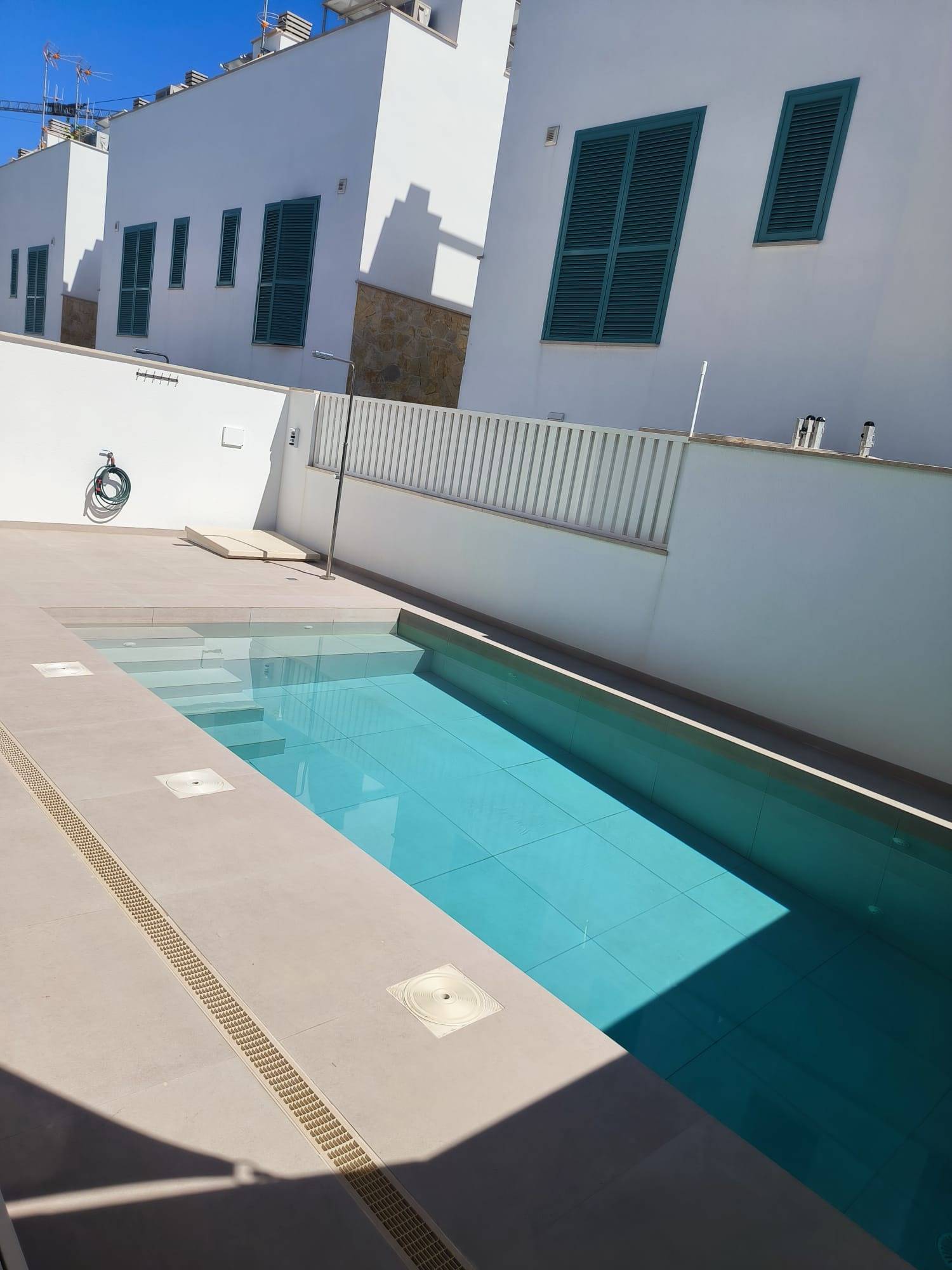 Pool area in bungalow for sale in Pilar de La Horadada