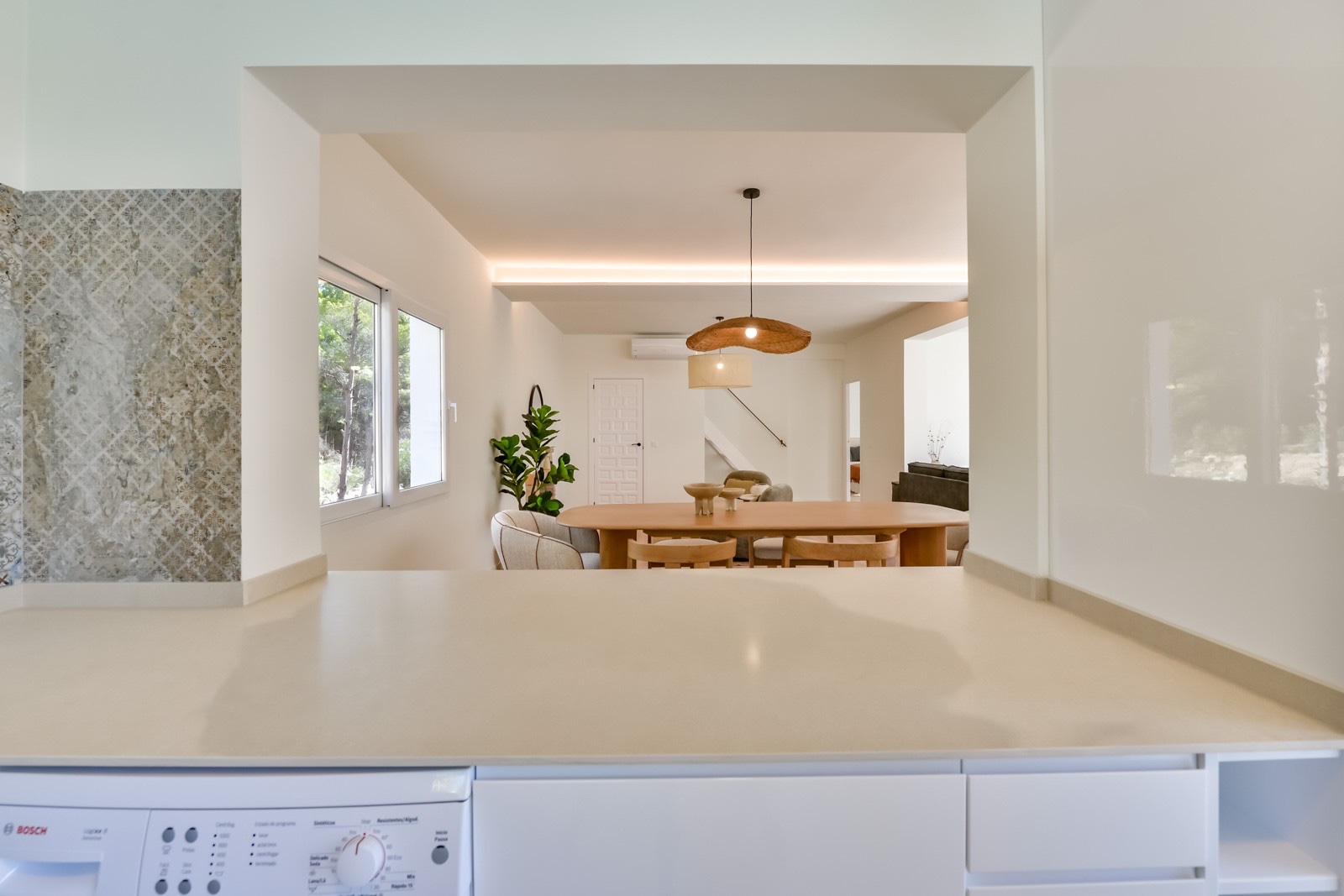 Dining area in villa for sale in Altea