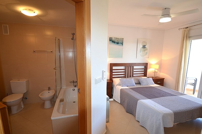 Living room in apartment for sale in Hacienda Riquelme Golf Resort