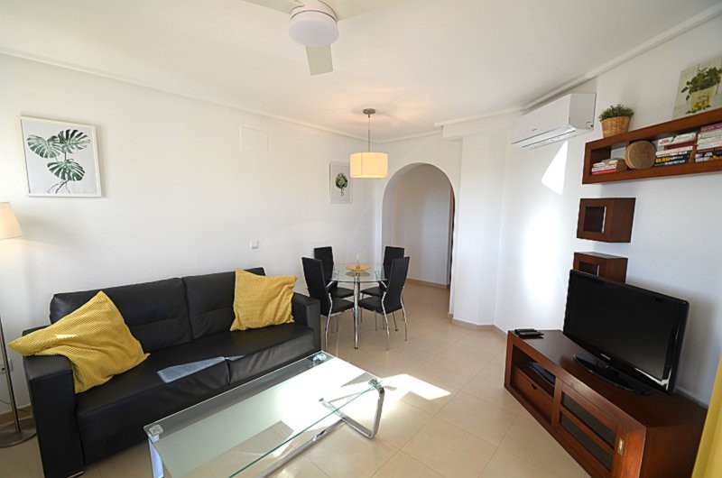 Pool area in apartment for sale in Hacienda Riquelme Golf Resort