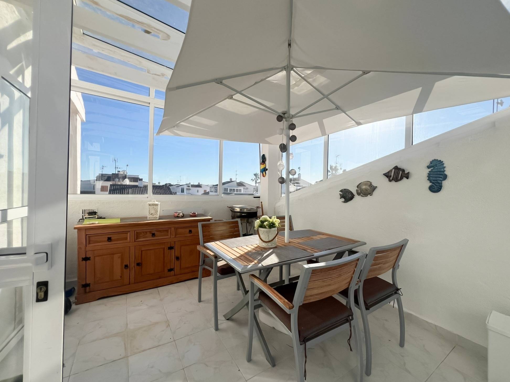 Dining area in bungalow for sale in Torrevieja