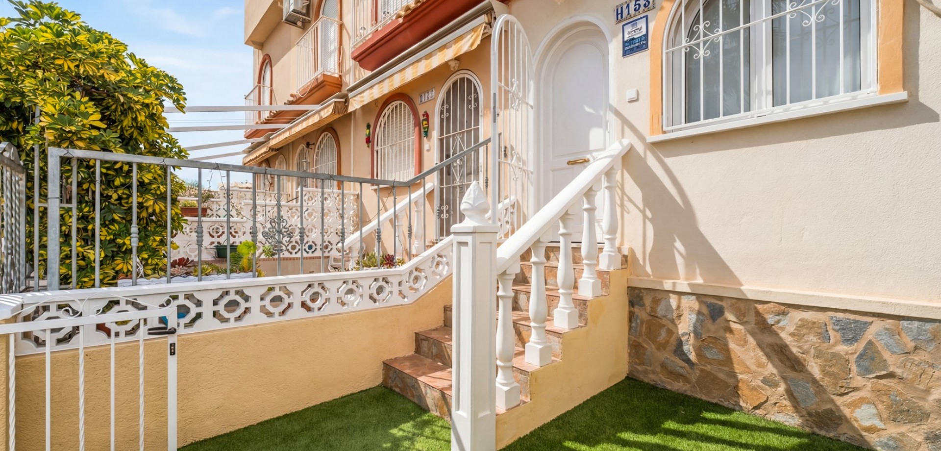 Master bedroom in terraced for sale in Orihuela Costa