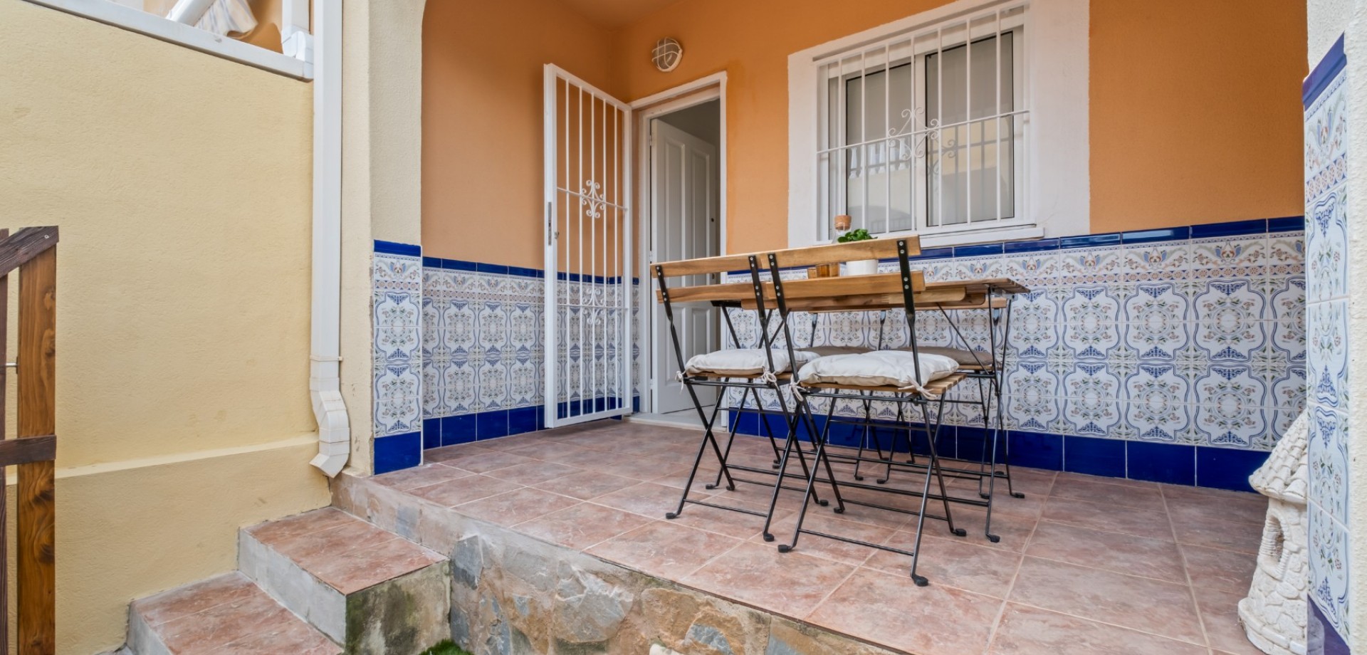 Pool area in terraced for sale in Orihuela Costa