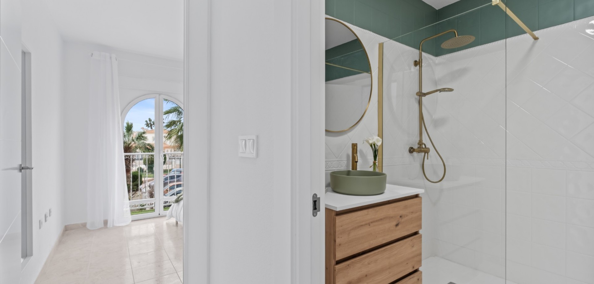 Master bedroom in terraced for sale in Orihuela Costa