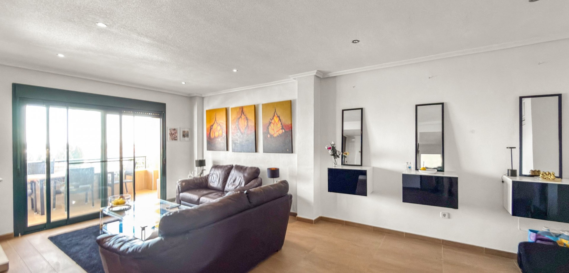 Garden in apartment for sale in Orihuela Costa