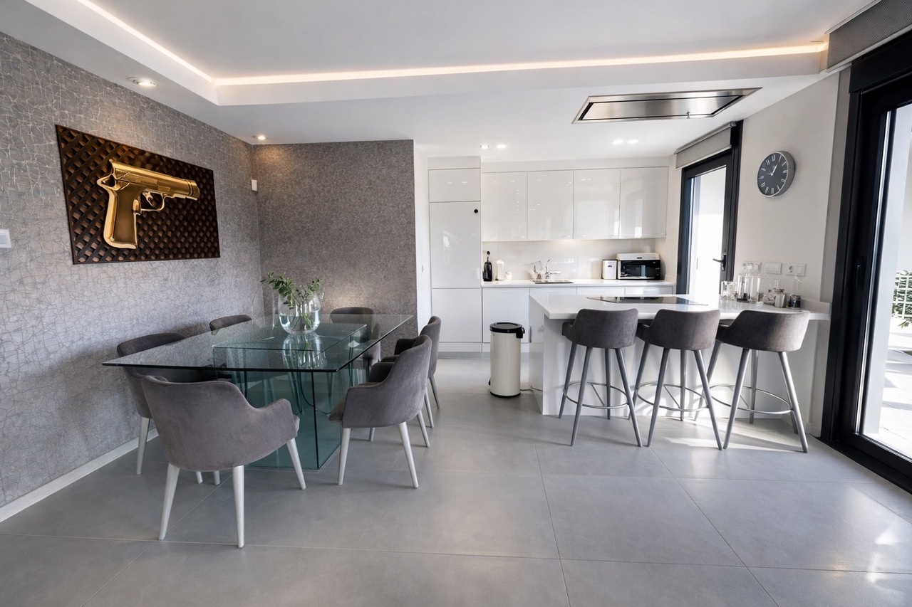 Discover an exceptional villa that blends contemporary elegance with relaxed Mediterranean charm in