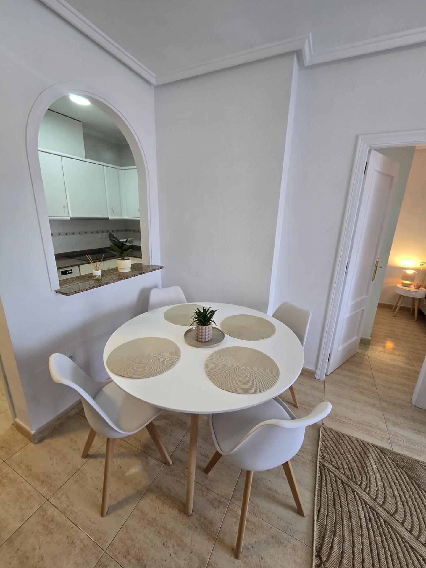 Pool area in apartment for sale in Torrevieja