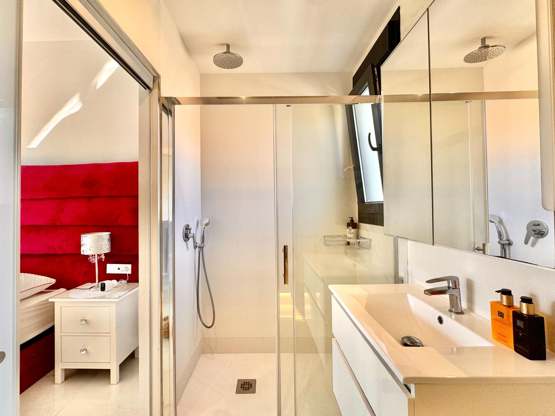 Master bedroom in villa for sale in Orihuela Costa