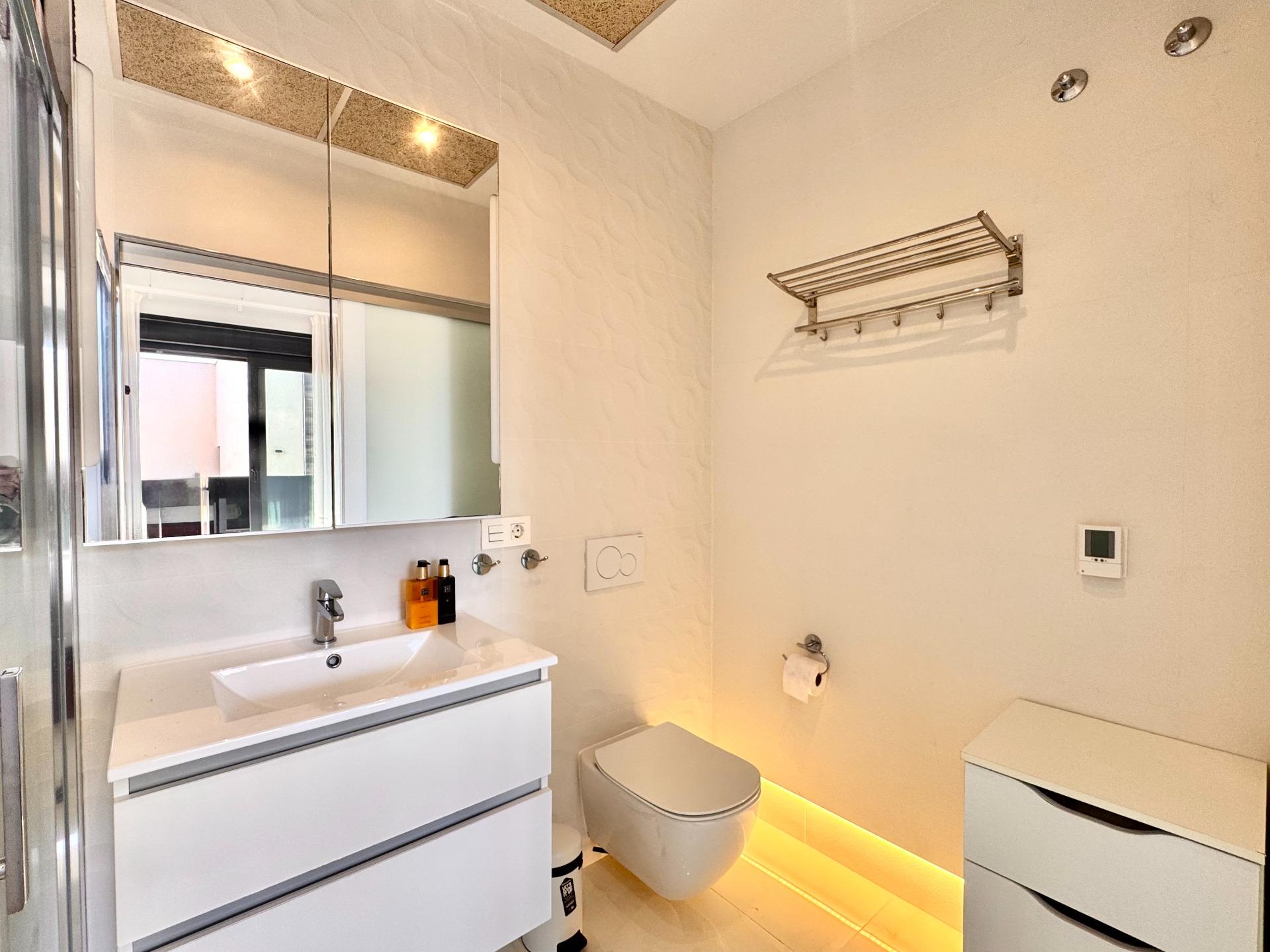 Bathroom in villa for sale in Orihuela Costa