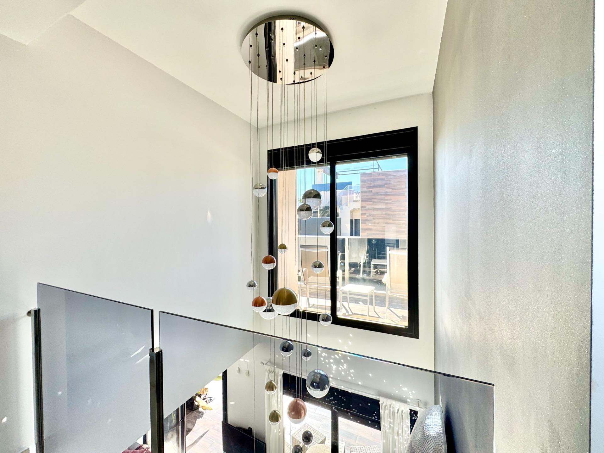 Master bedroom in villa for sale in Orihuela Costa