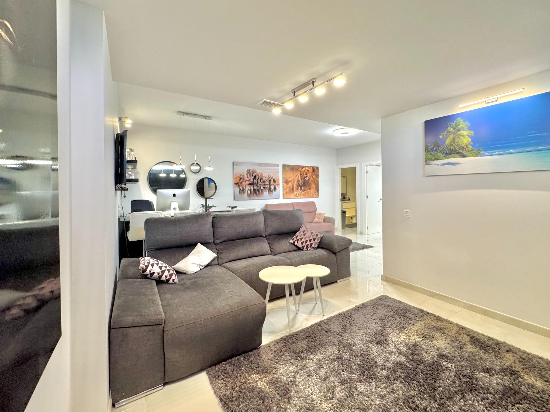 Living room in villa for sale in Orihuela Costa