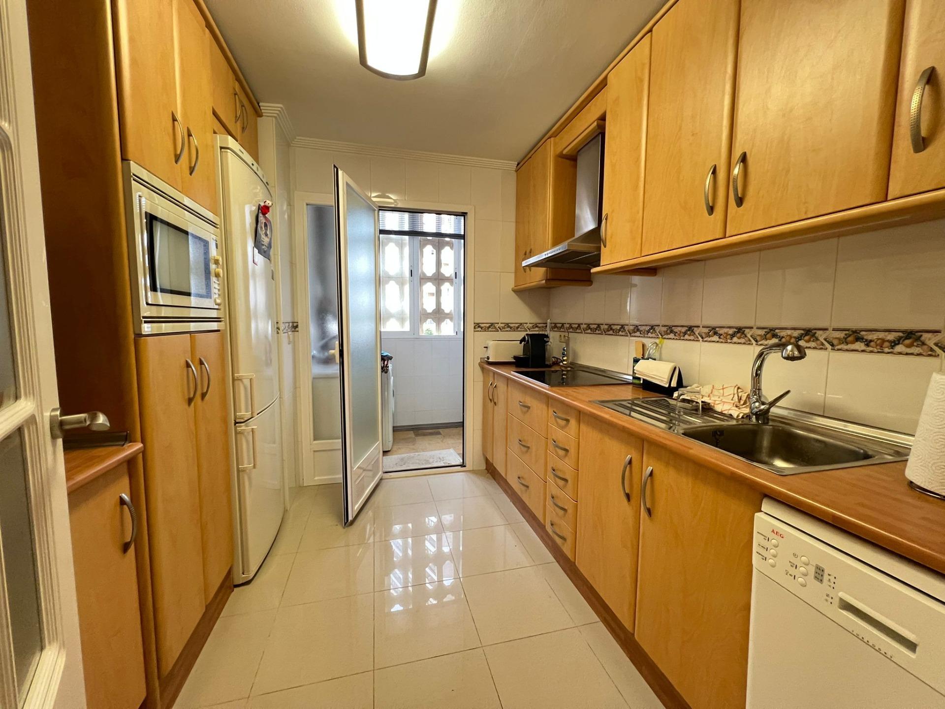 Pool area in apartment for sale in Benidorm