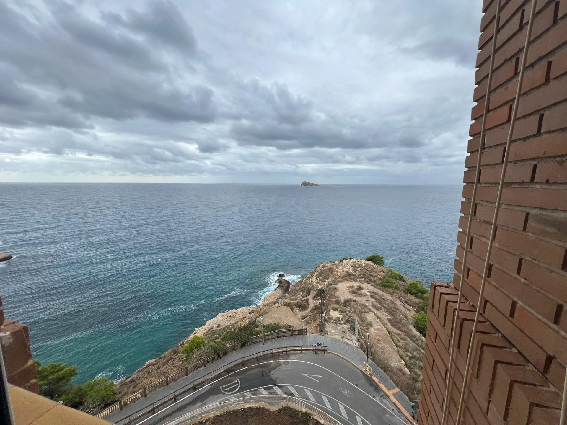 Pool area in apartment for sale in Benidorm