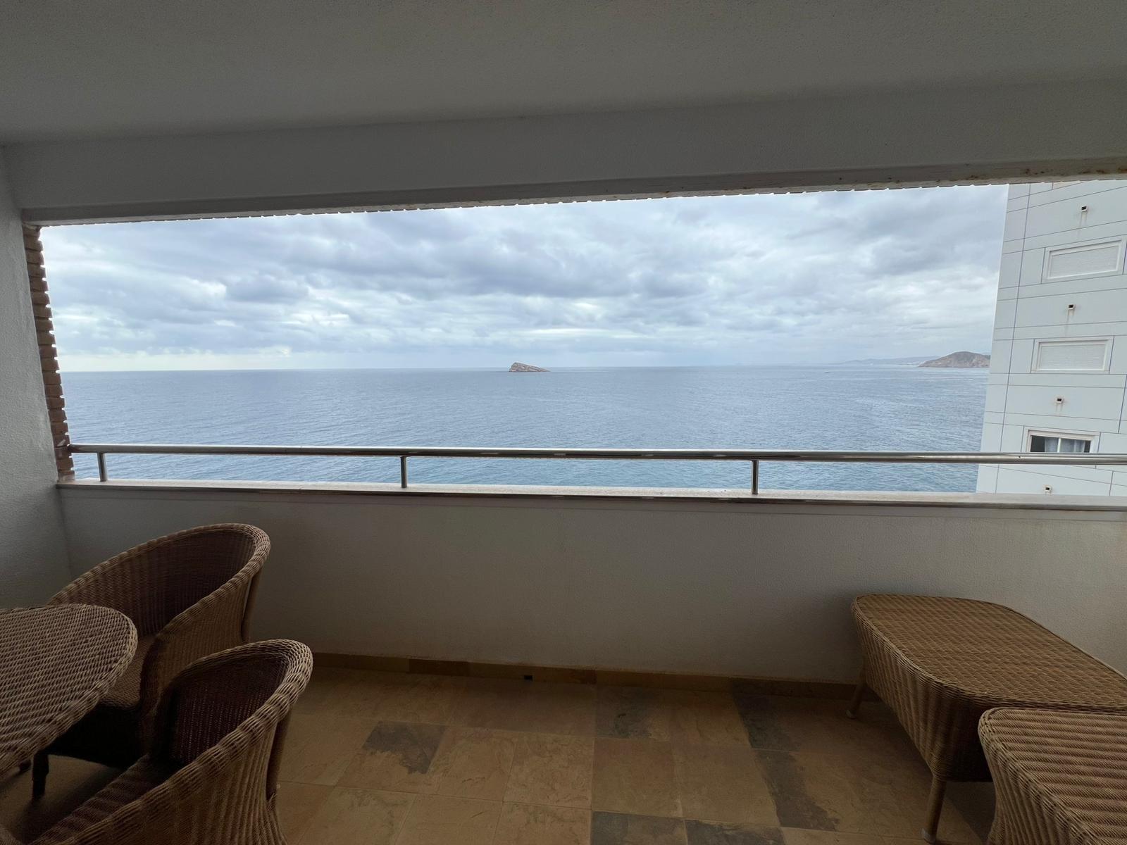 Pool area in apartment for sale in Benidorm