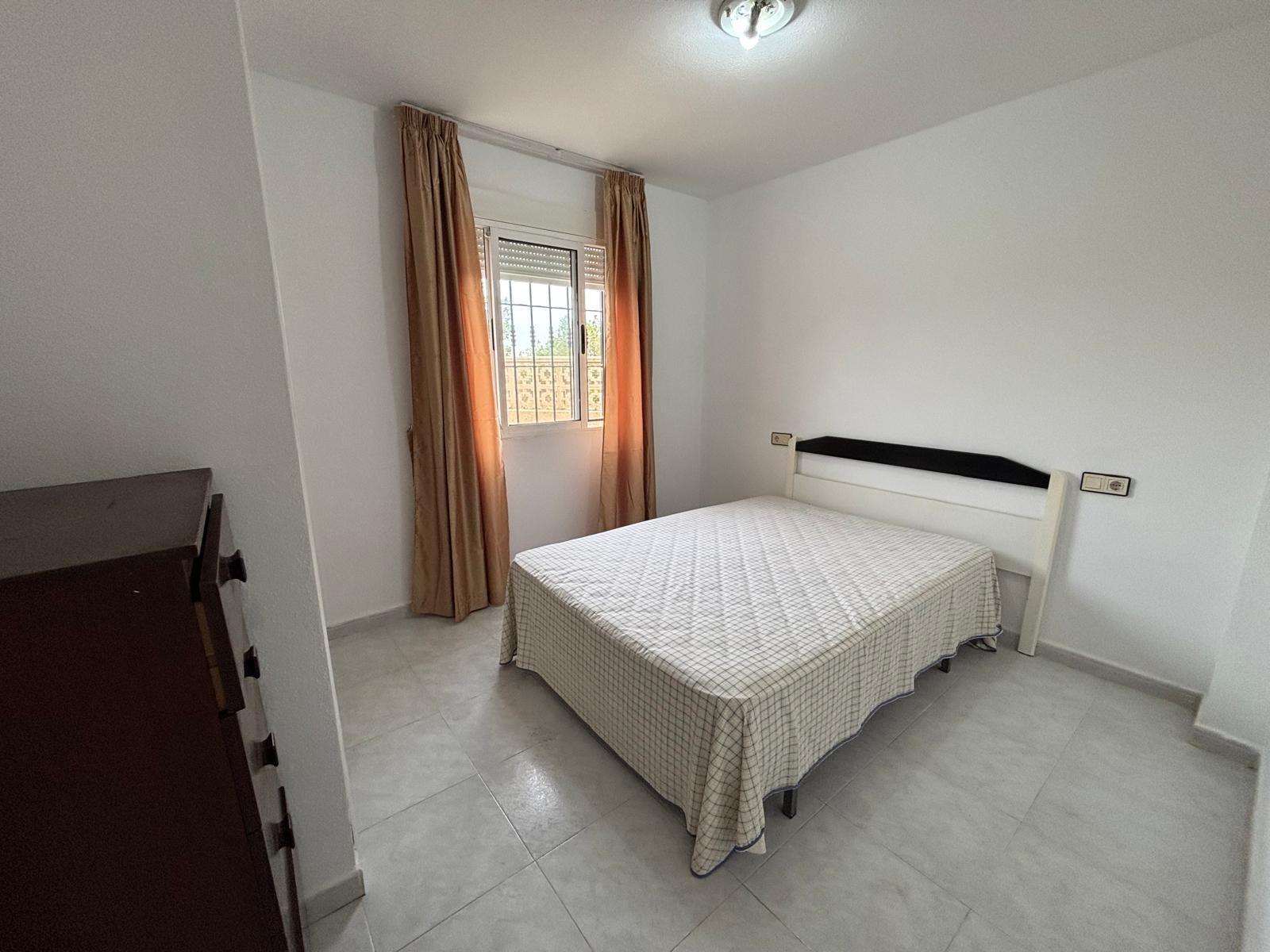 Pool area in bungalow for sale in Torrevieja