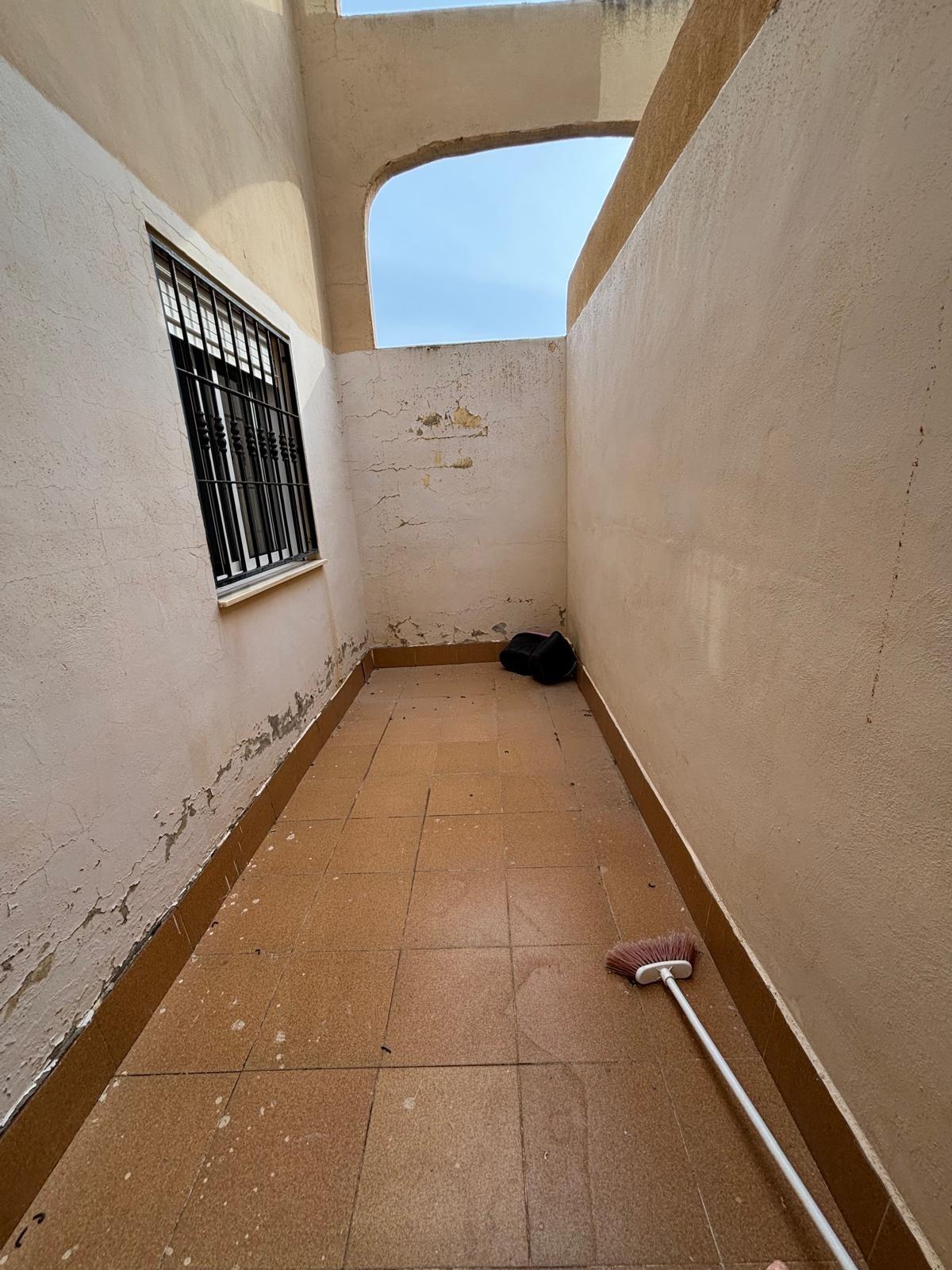 Pool area in bungalow for sale in Torrevieja