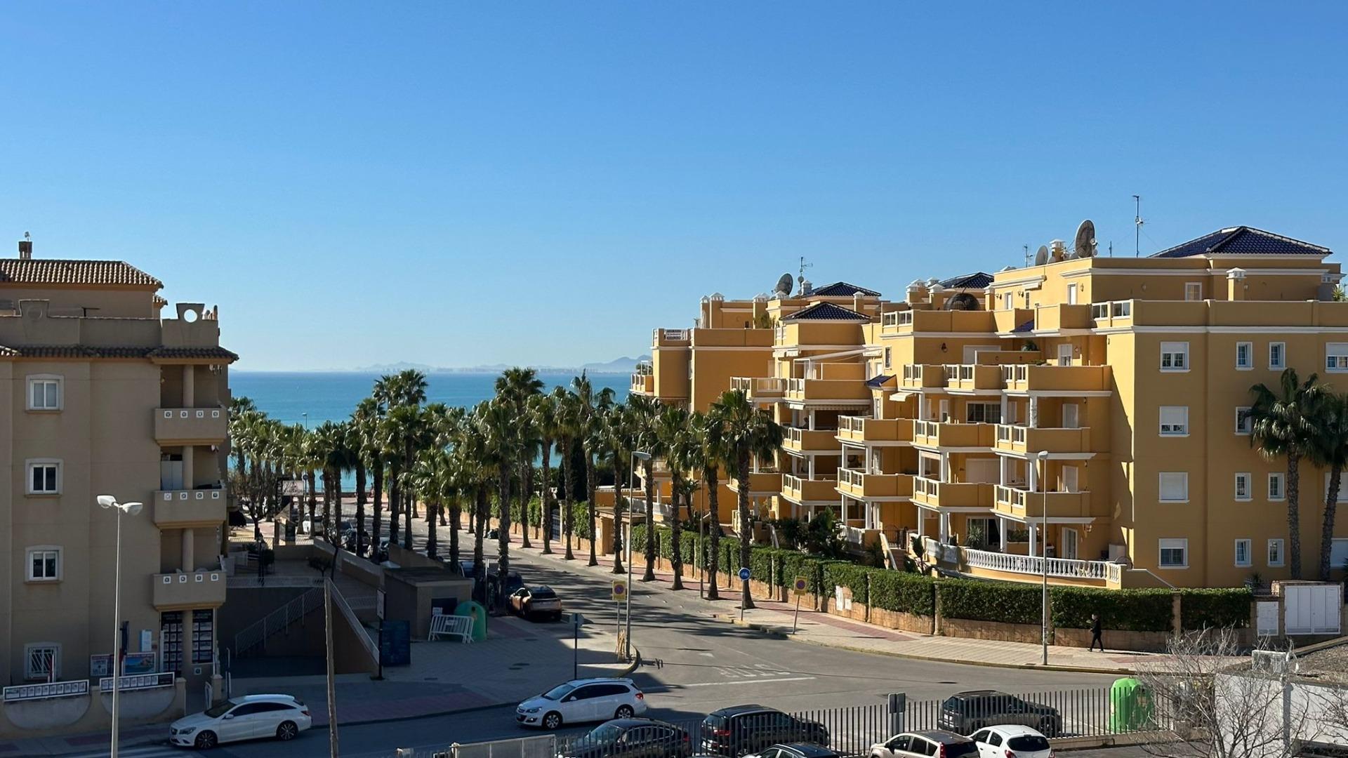 Pool area in apartment for sale in Orihuela Costa