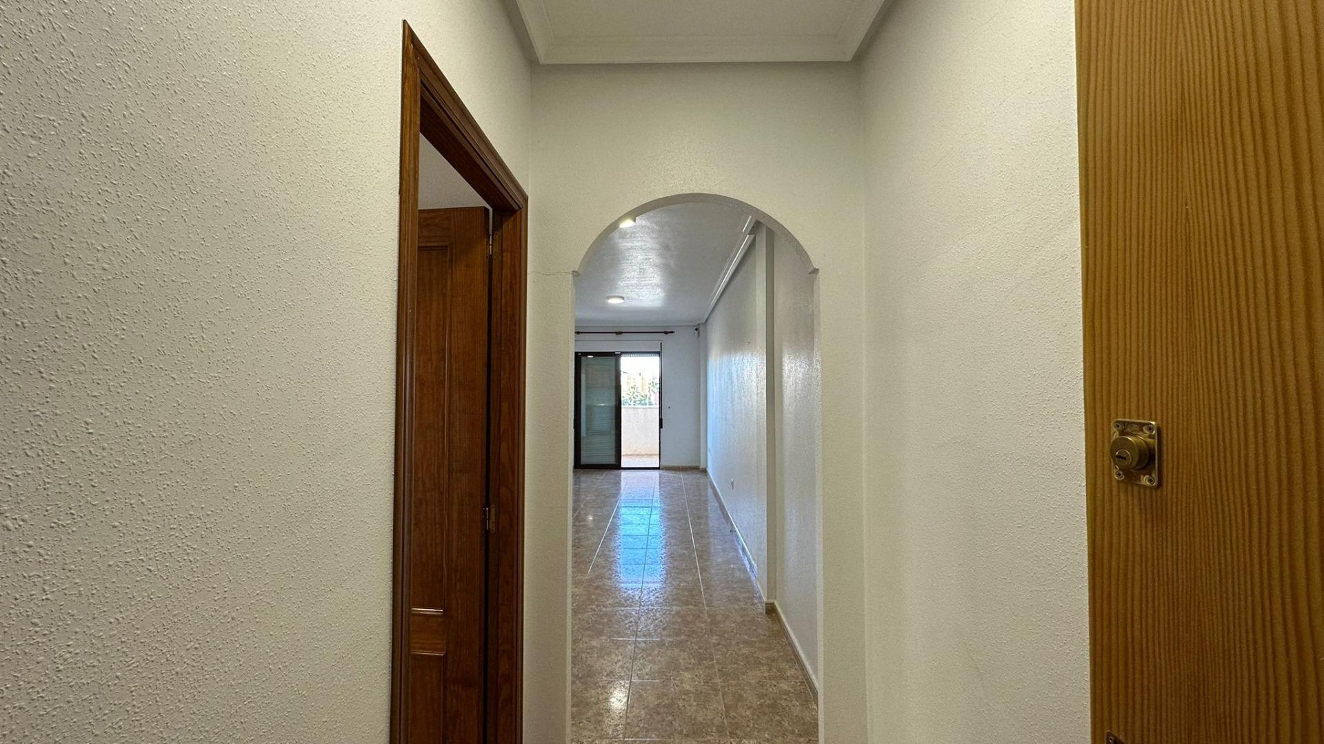 Pool area in apartment for sale in Orihuela Costa