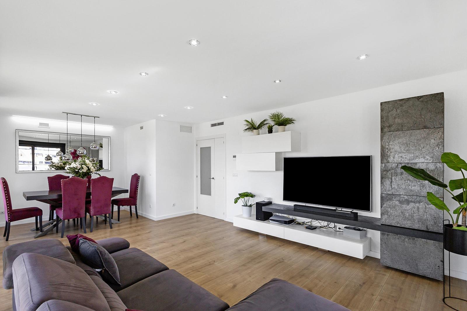 Bedroom in penthouse for sale in Alicante