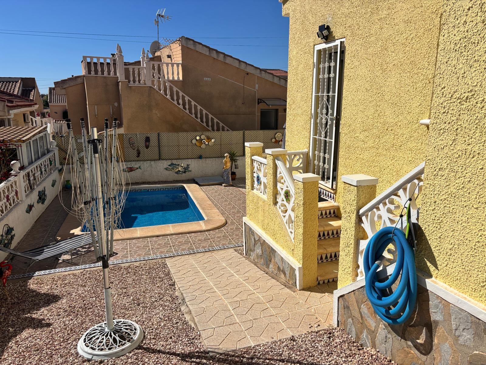 Terrace in villa for sale in Ciudad Quesada