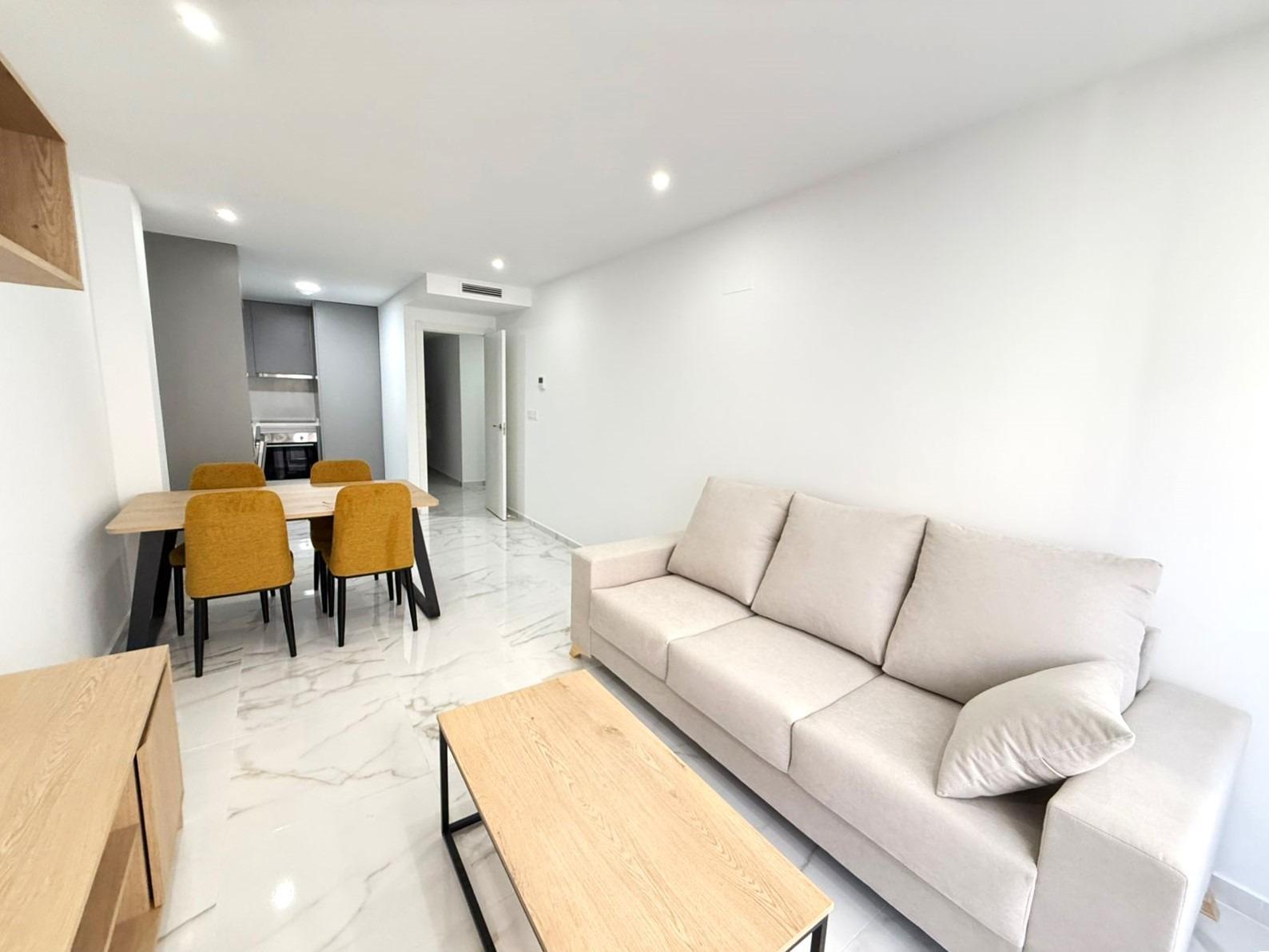 Modern 2-bedroom flat with balcony, sauna and barbecue area in Torrevieja RENT WITH OPTION TO BUY
