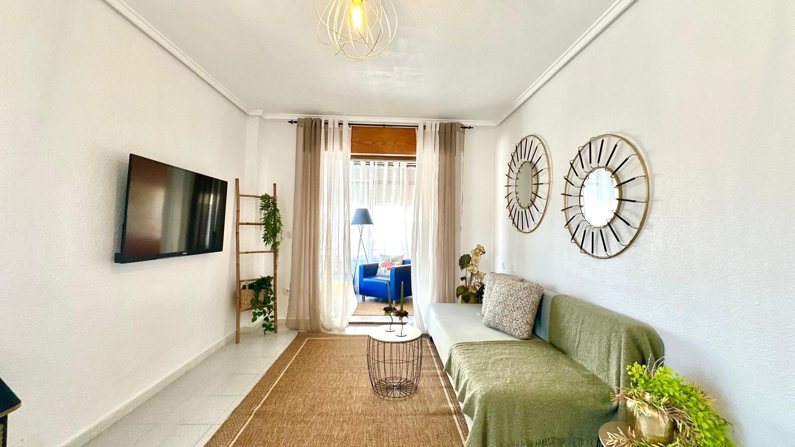 Pool area in apartment for sale in Torrevieja