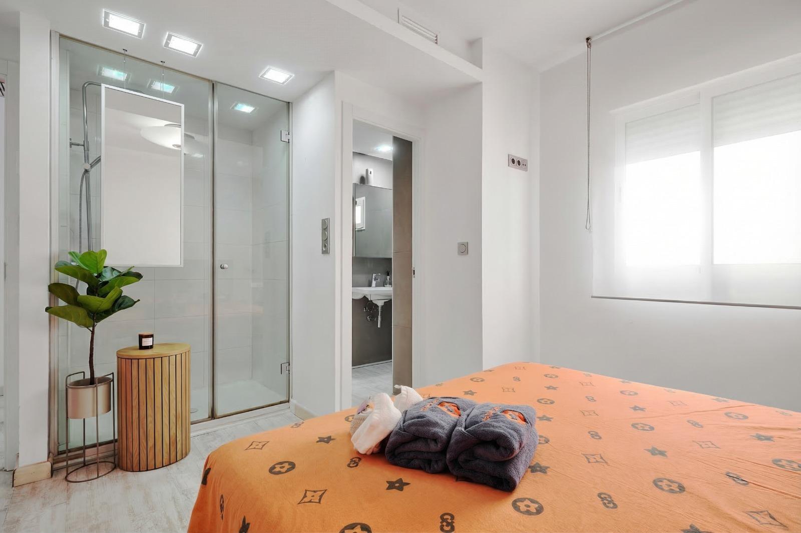 Pool area in apartment for sale in Torrevieja